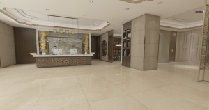 Gạch 80x80 Ấn Độ Armani Crema (Bóng)