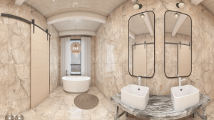 Gạch 80x80 Ấn Độ Saltash Red (Bóng)