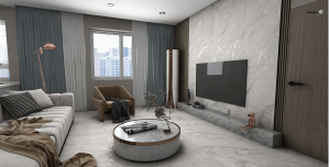 Gạch 60x120 Ấn Độ Romero Grey (Matt)