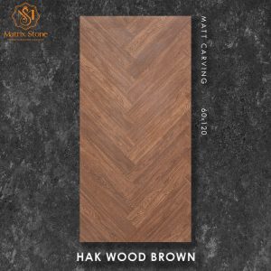 Gạch 60x120 Ấn Độ Hak Wood Brown (Matt)