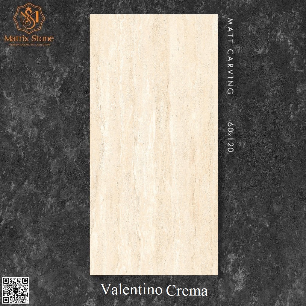 Gạch 60x120 Ấn Độ Valentino Crema (Matt)